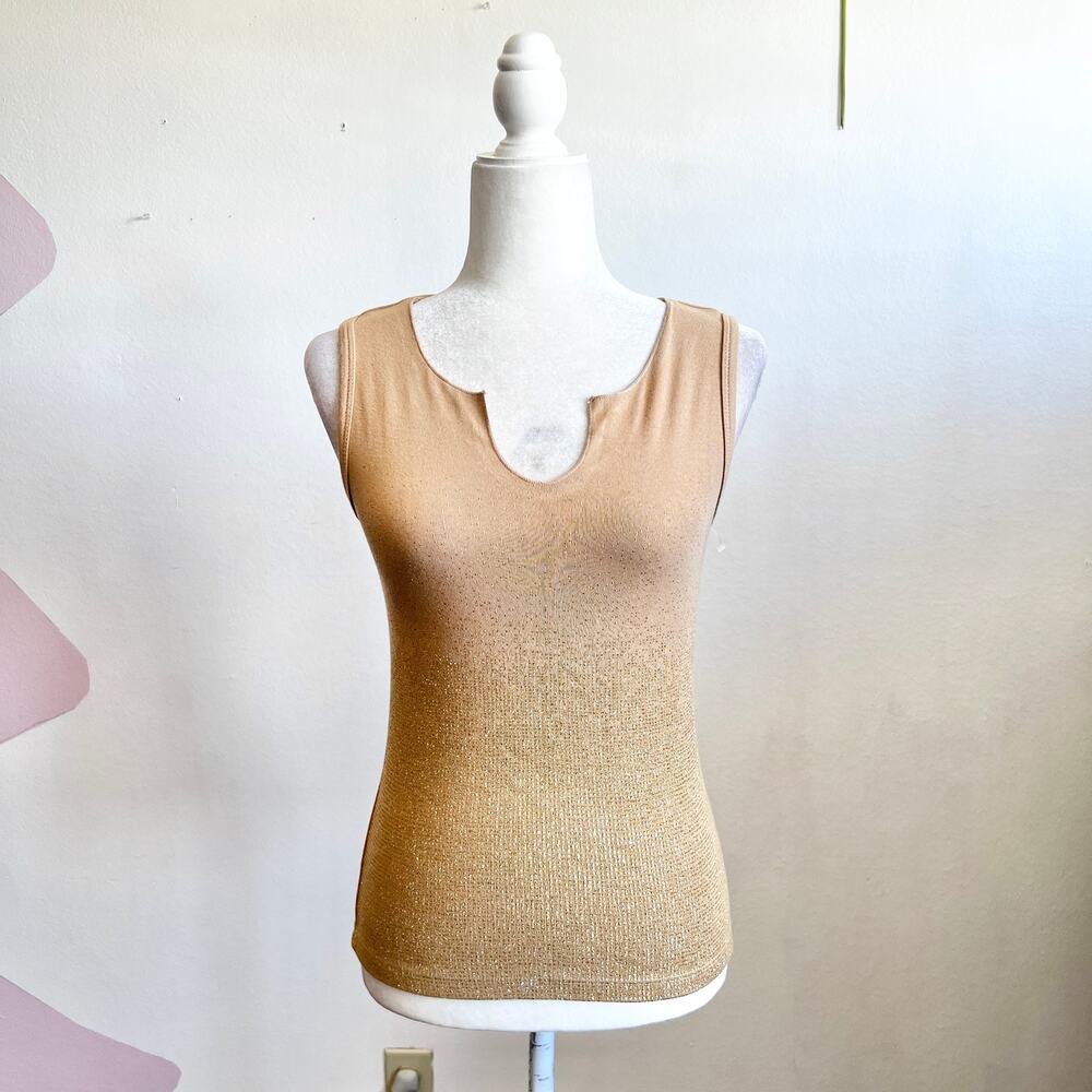 Vintage Y2K‎ Glittery Top Coquette Fairycore Sparkly Romantic Soft Girl Small